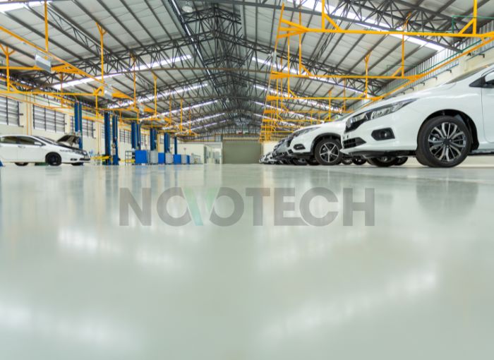 Epoxy floor installations in UAE commercial facilities