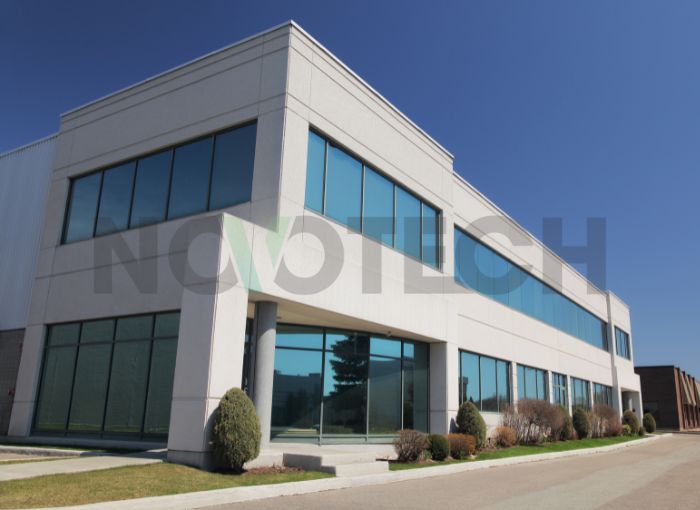 Professional exterior paint application on modern structures in Dubai and Sharjah