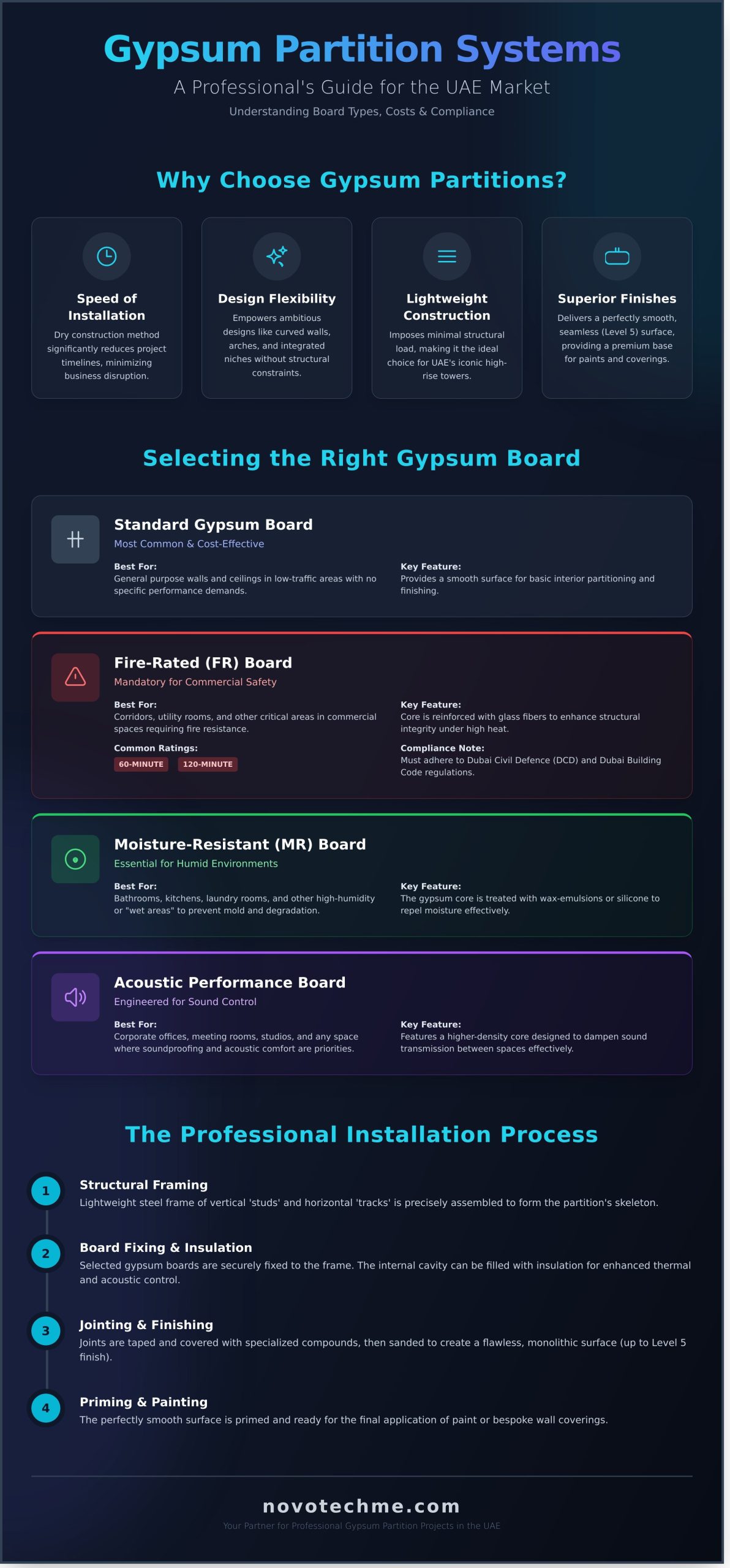 Gypsum Partition UAE: The Ultimate Guide for Offices & Homes (2026)