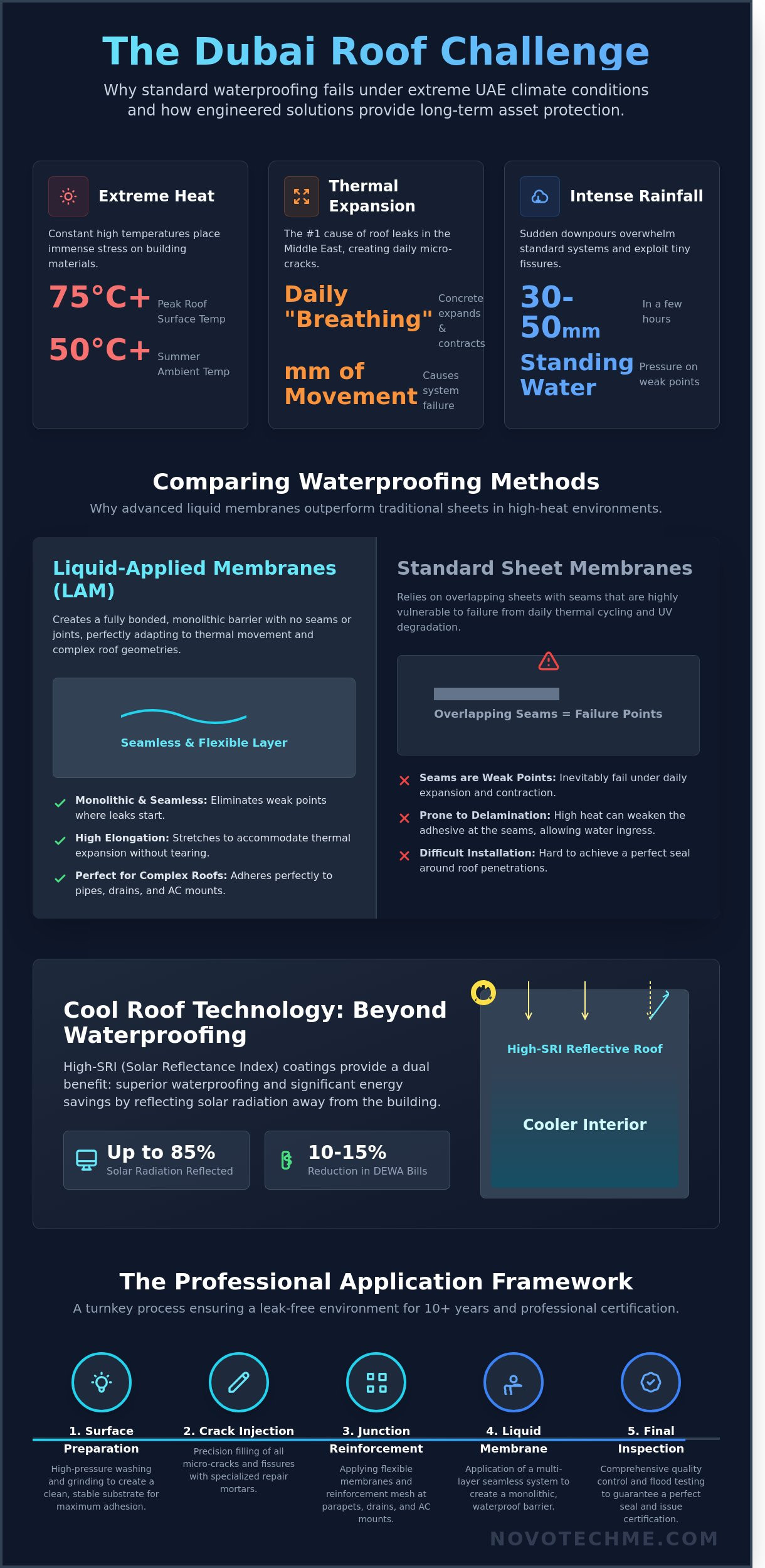 Roof Waterproofing in Dubai: The Definitive Guide to Long-Term Protection