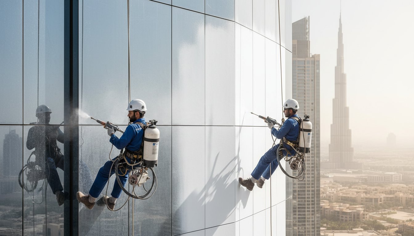 Exterior Wall Painting in Downtown Dubai: Engineered Solutions for 2026