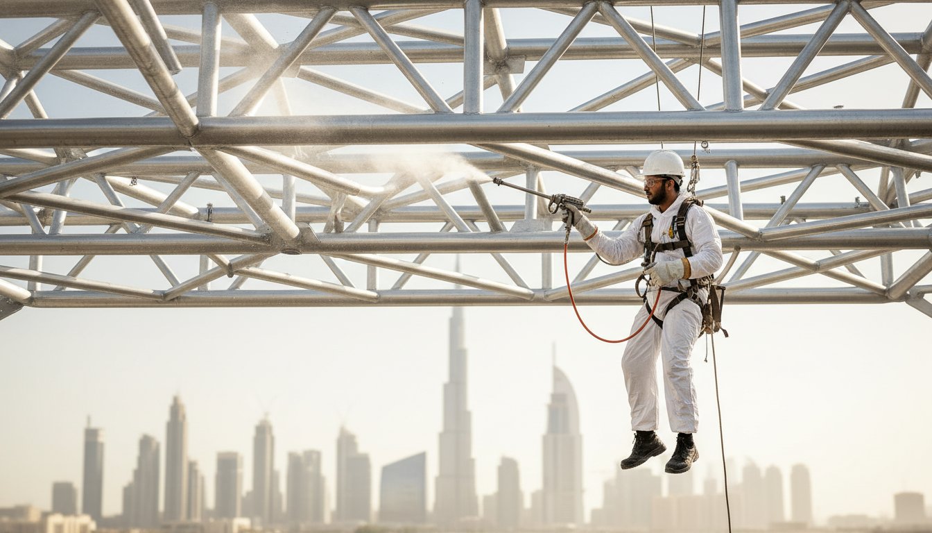 Steel Structure Painting in Dubai: High-Performance Asset Protection 2026
