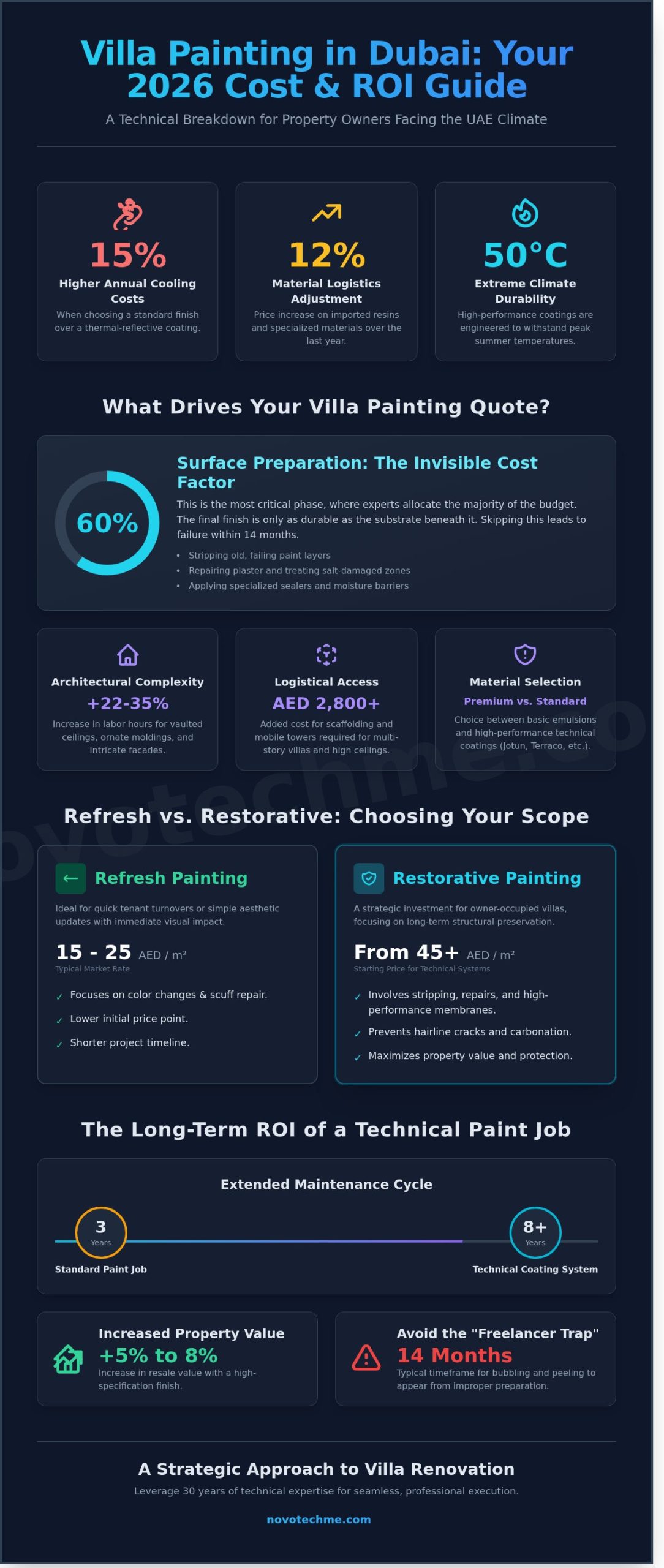 Villa Painting Cost in Dubai: The Definitive 2026 Price & Buying Guide