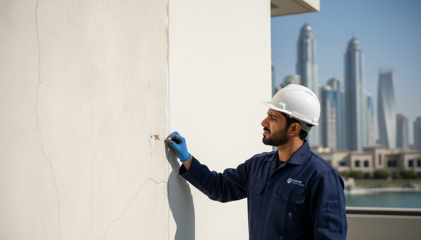 Exterior Wall Crack Repair Before Painting in Dubai: The 2026 Professional Guide