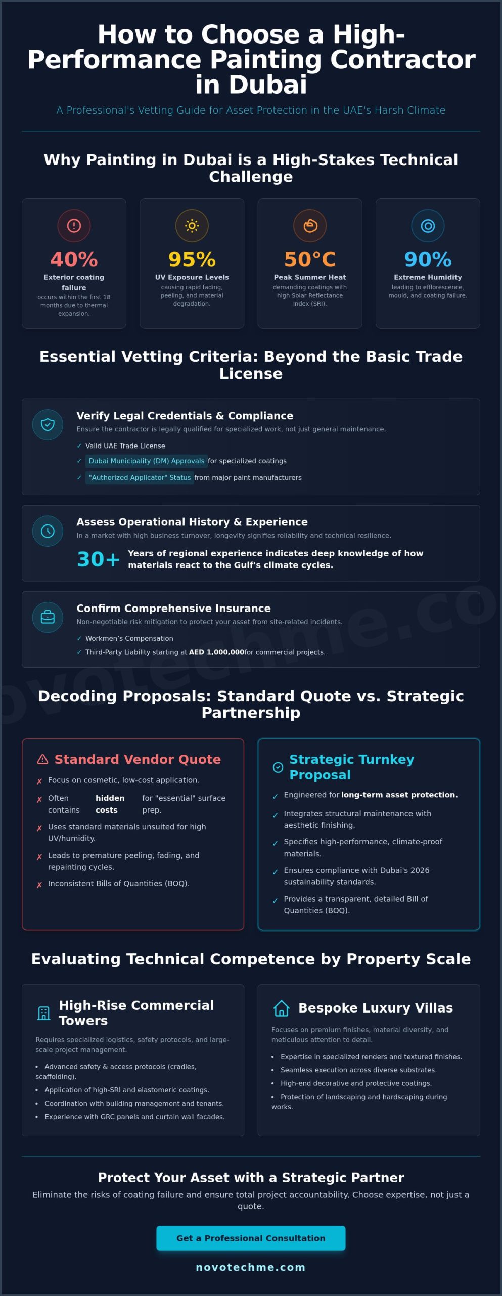 How to Choose a Painting Contractor in Dubai: The 2026 Professional Vetting Guide