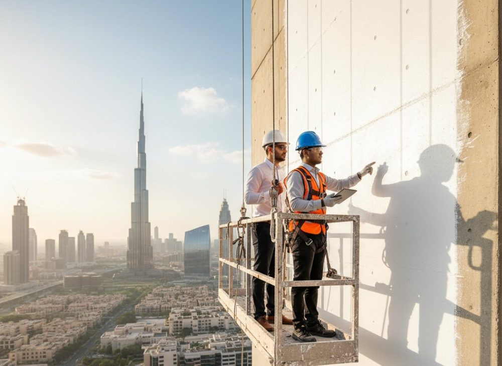 Exterior Repainting in Dubai: Engineering Longevity in Extreme Climates