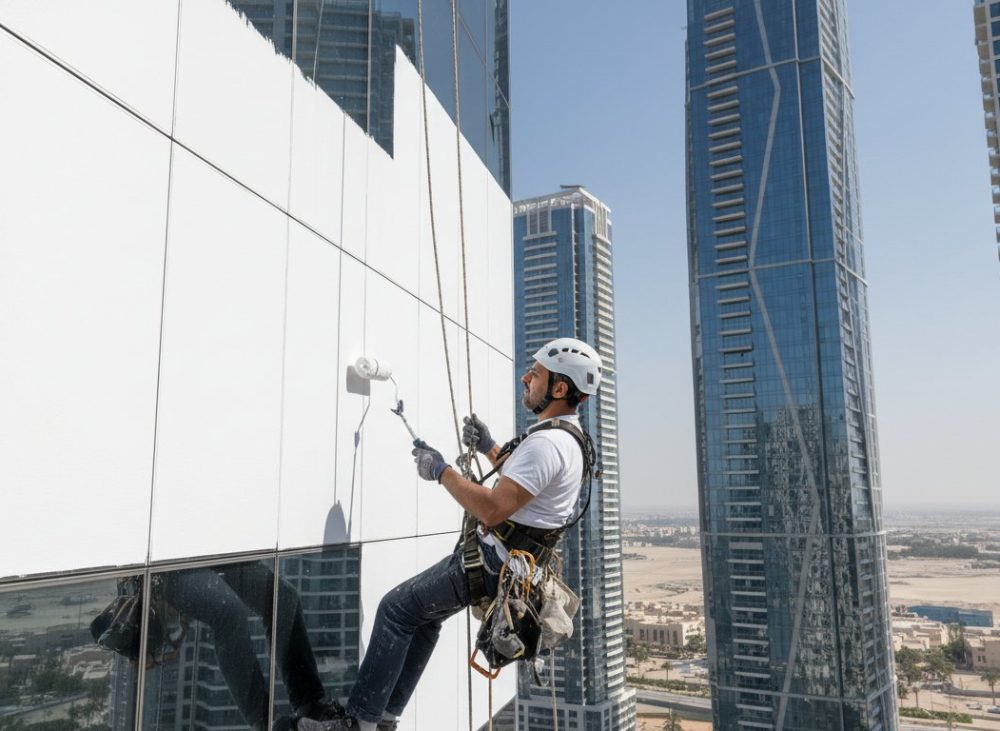 Professional Residential Tower Painting in Abu Dhabi: The 2026 Engineering Guide