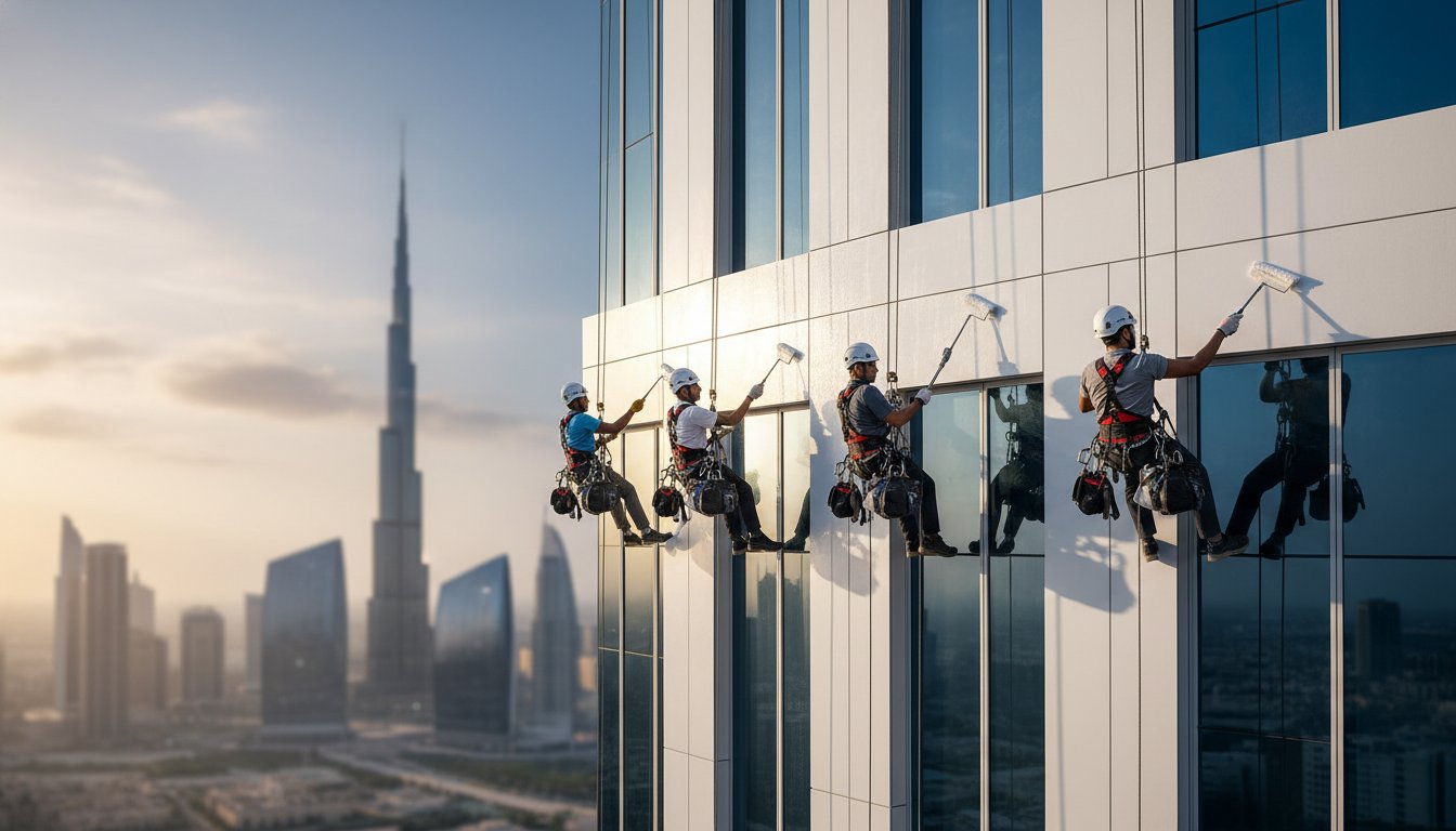 High Rise Building Painting in the UAE: The 2026 Technical Guide