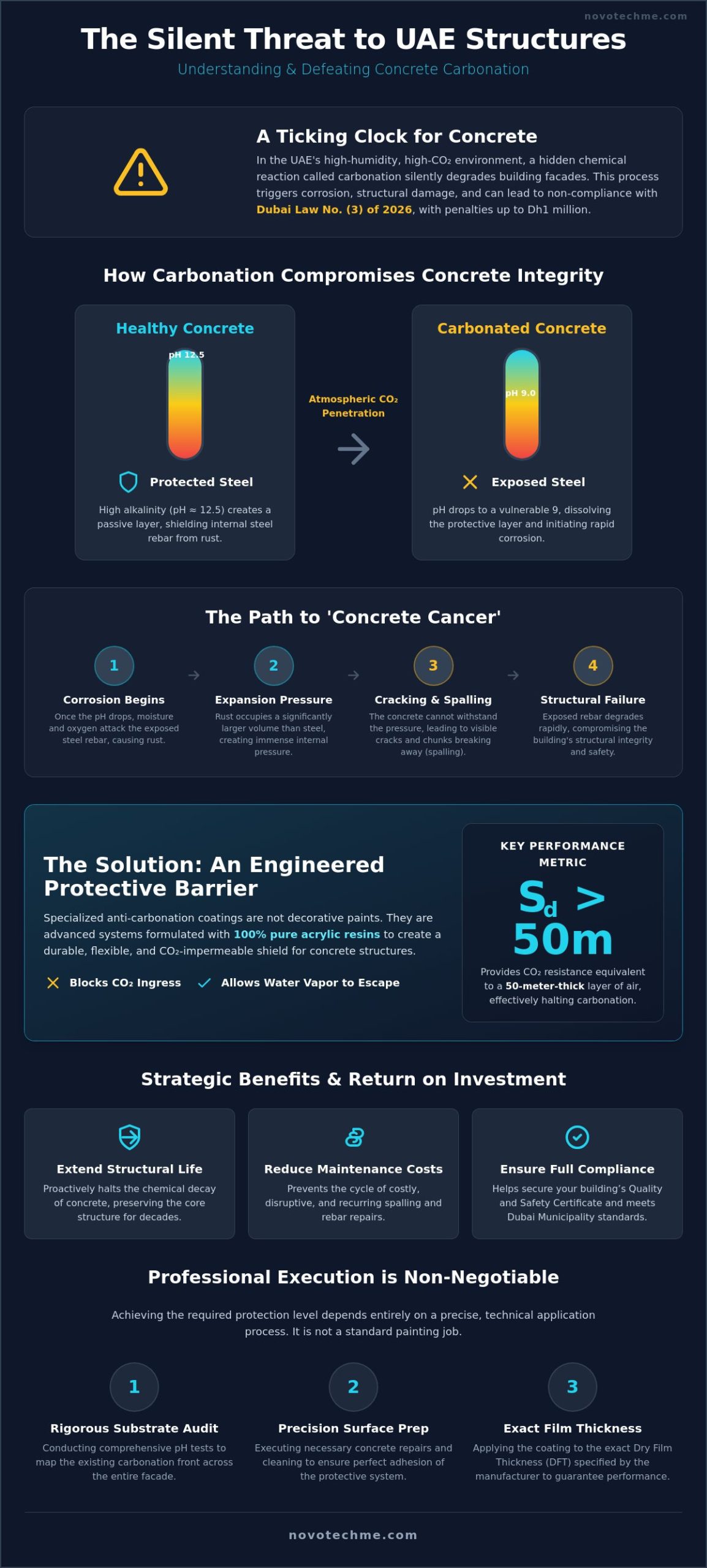 Anti-Carbonation Paint for Concrete: Protecting UAE Infrastructure in 2026