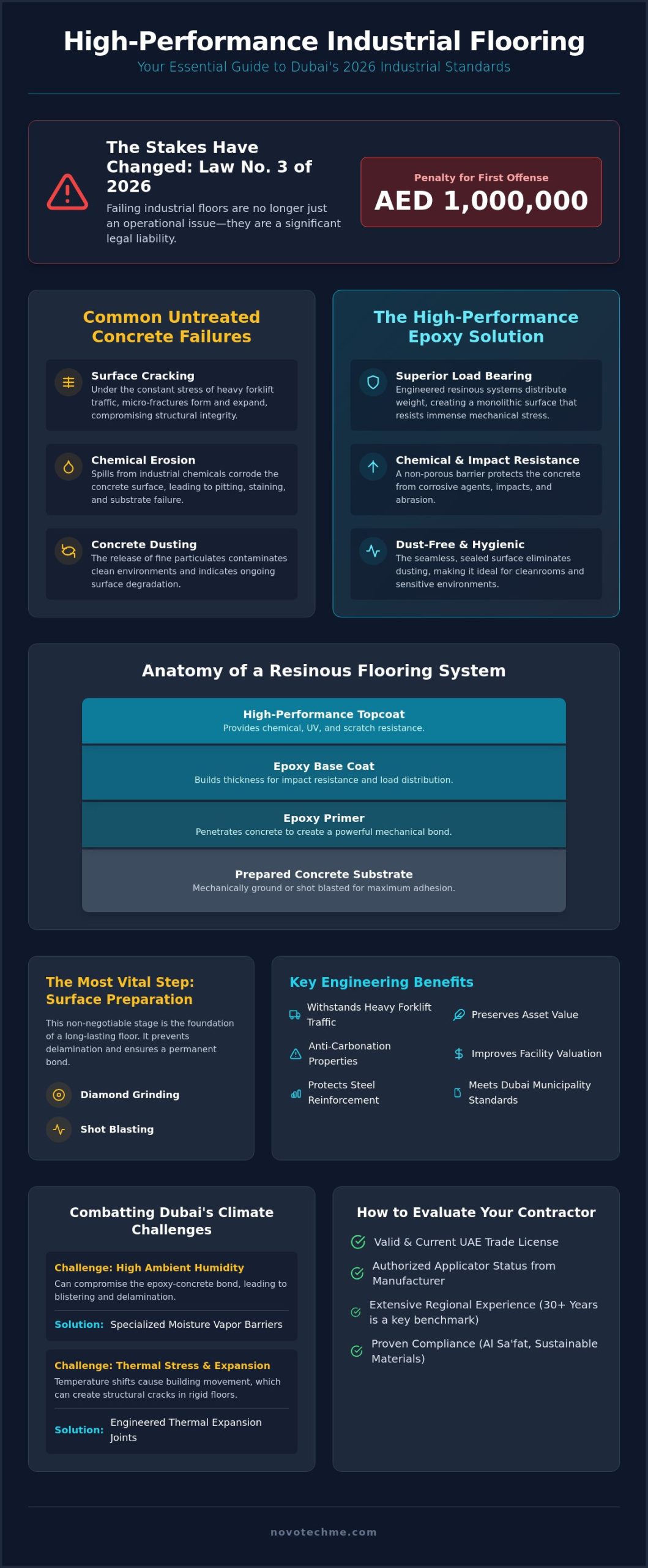 Industrial Epoxy Flooring Contractors in Dubai: The 2026 Engineering Guide