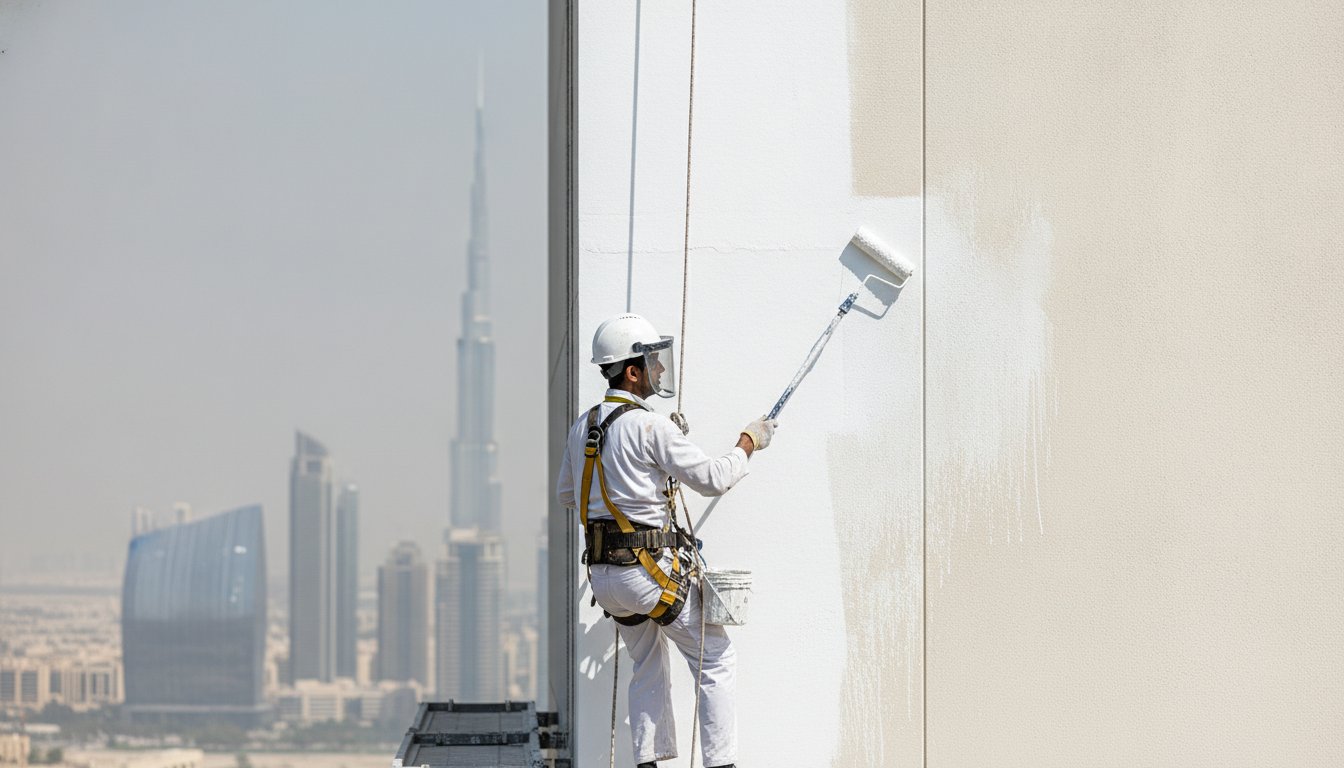 Benefits of Professional Exterior Painting in the UAE Climate: A Technical Guide