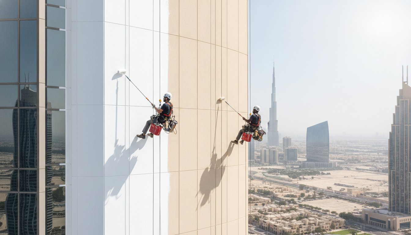 Commercial Building Painting Cost in Dubai: The 2026 Financial & Technical Guide
