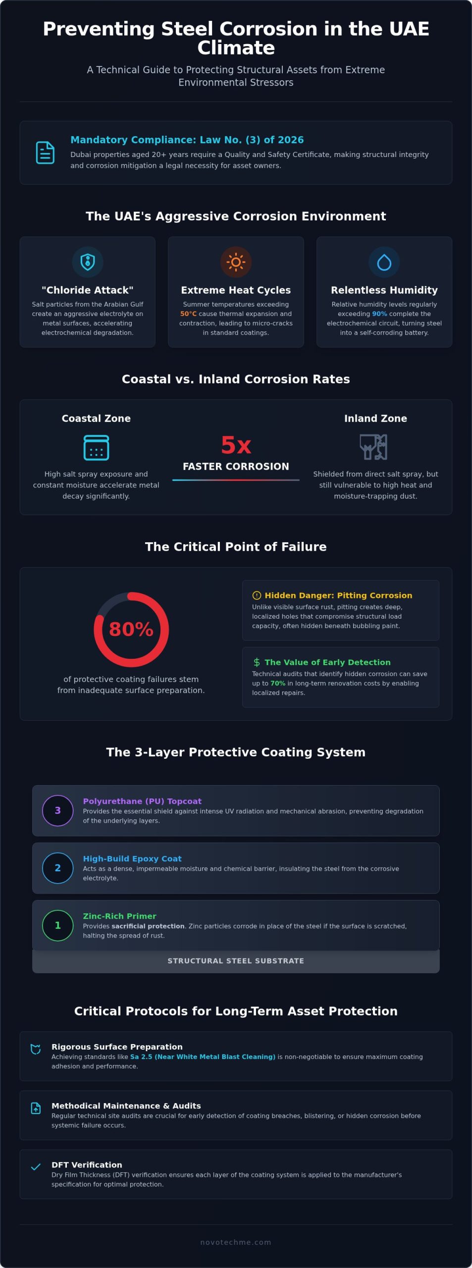 Preventing Steel Corrosion in UAE Climate: A 2026 Structural Guide