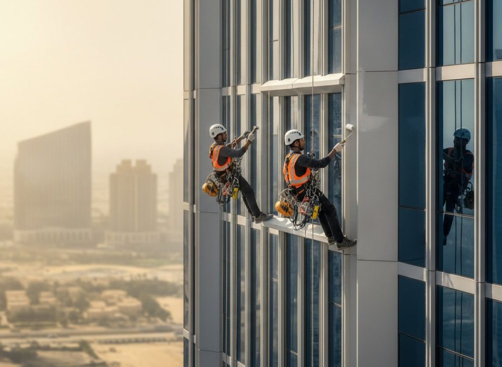 High-Rise Painting Safety Standards in the UAE: The 2026 Compliance Guide