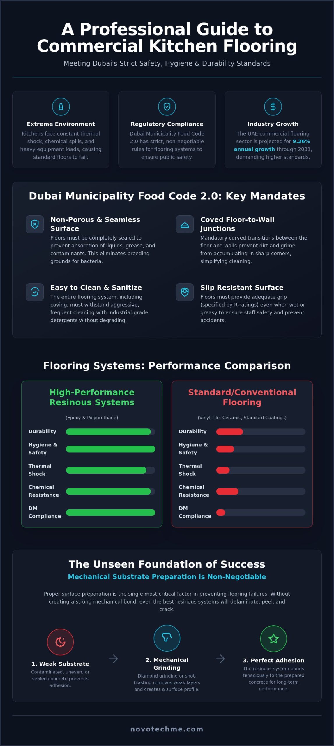 Commercial Kitchen Flooring Solutions in Dubai: The 2026 Professional Guide