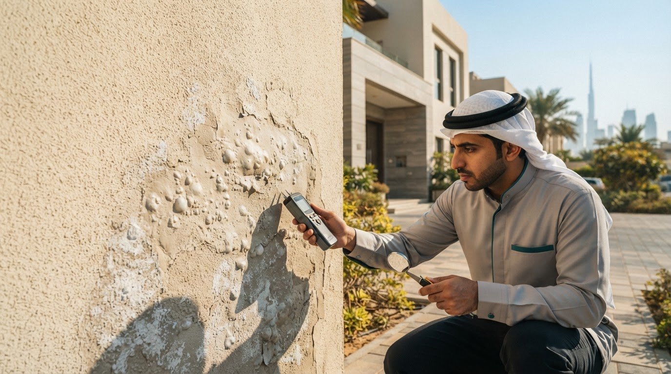Troubleshooting Paint Blistering on Exterior Walls in Dubai: The 2026 Guide