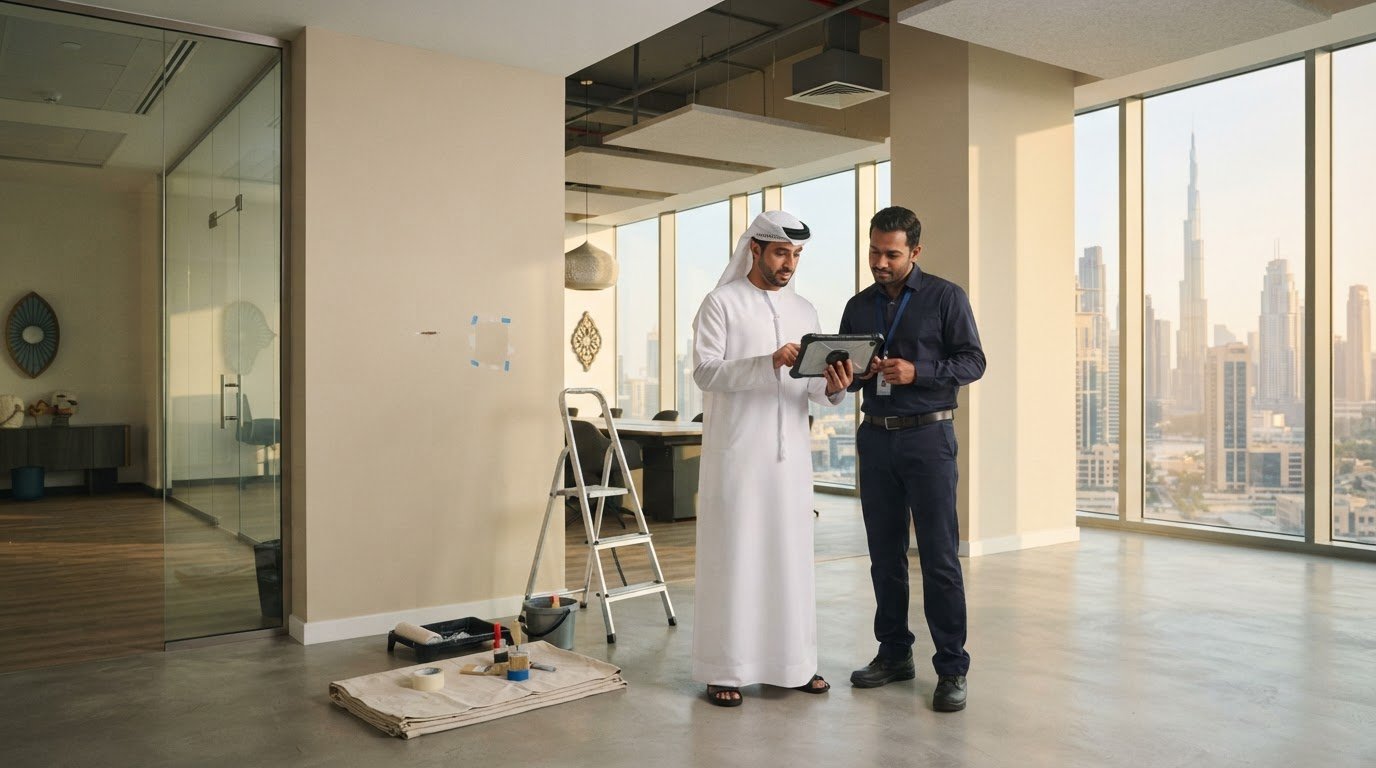 End-of-Lease Commercial Repainting in Dubai: A Practical Handover Checklist